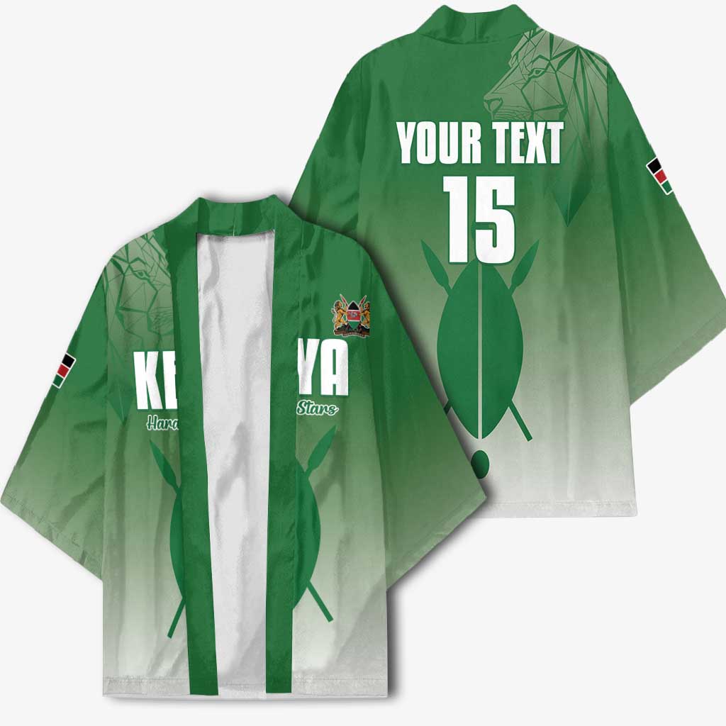 Custom Kenya Football Kimono Go Champions Harambee Stars