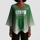 Custom Kenya Football Kimono Sleeve Blouse Go Champions Harambee Stars