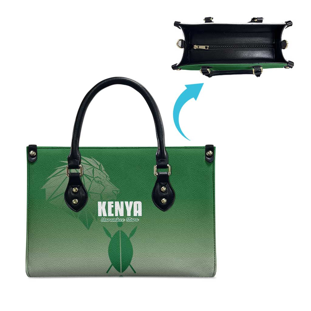Kenya Football Leather Bag Go Champions Harambee Stars
