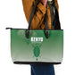 Kenya Football Leather Tote Bag Go Harambee Stars - African Pride