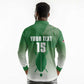 Custom Kenya Football Long Sleeve Polo Shirt Go Harambee Stars - African Pride