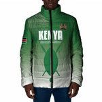 Custom Kenya Football Padded Jacket Go Champions Harambee Stars