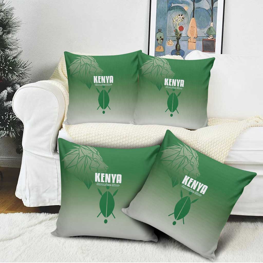 Kenya Football Pillow Cover Go Champions Harambee Stars