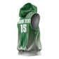 Custom Kenya Football Sleeveless Hoodie Go Harambee Stars - African Pride