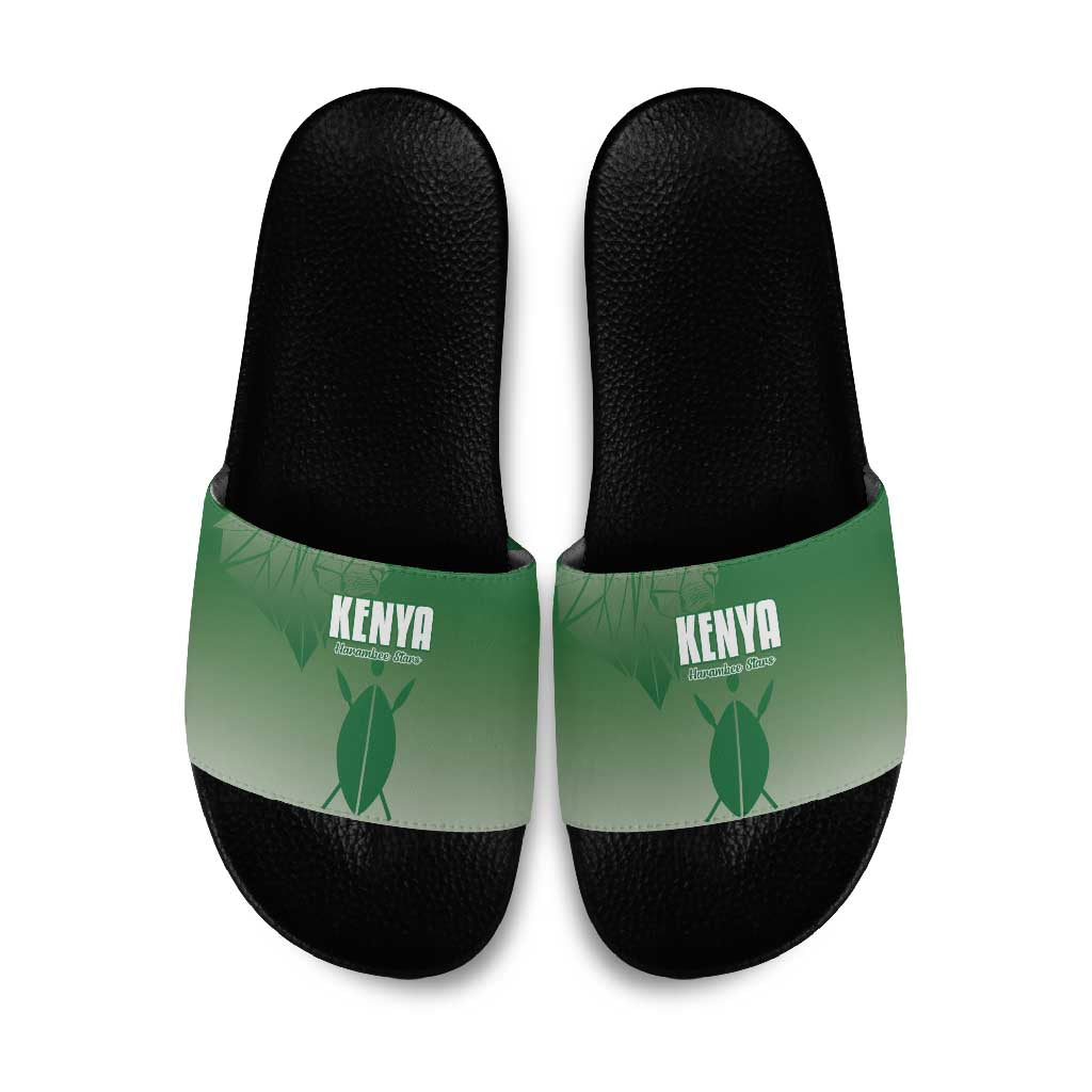 Kenya Football Slide Sandals Go Champions Harambee Stars
