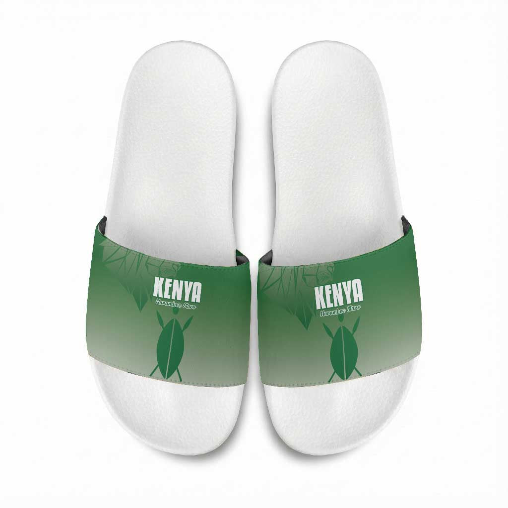Kenya Football Slide Sandals Go Champions Harambee Stars