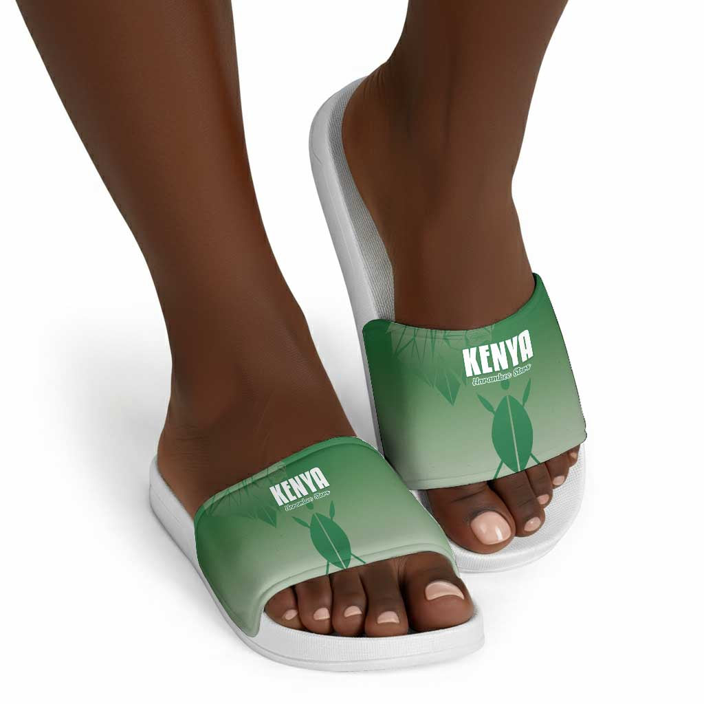 Kenya Football Slide Sandals Go Champions Harambee Stars