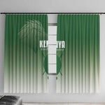 Kenya Football Window Curtain Go Harambee Stars - African Pride