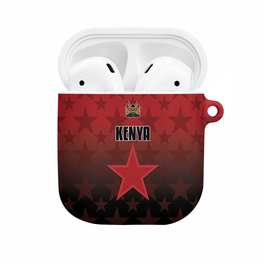 Kenya Football AirPods Case Go Harambee Stars - Red Jersey