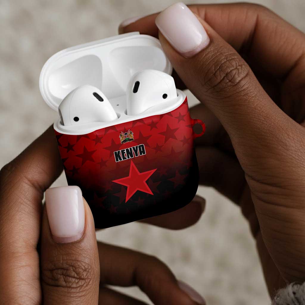 Kenya Football AirPods Case Go Harambee Stars - Red Jersey