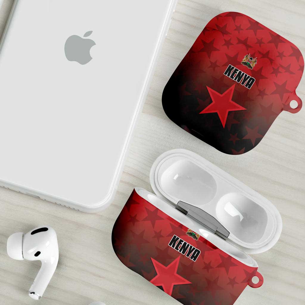 Kenya Football AirPods Case Go Harambee Stars - Red Jersey