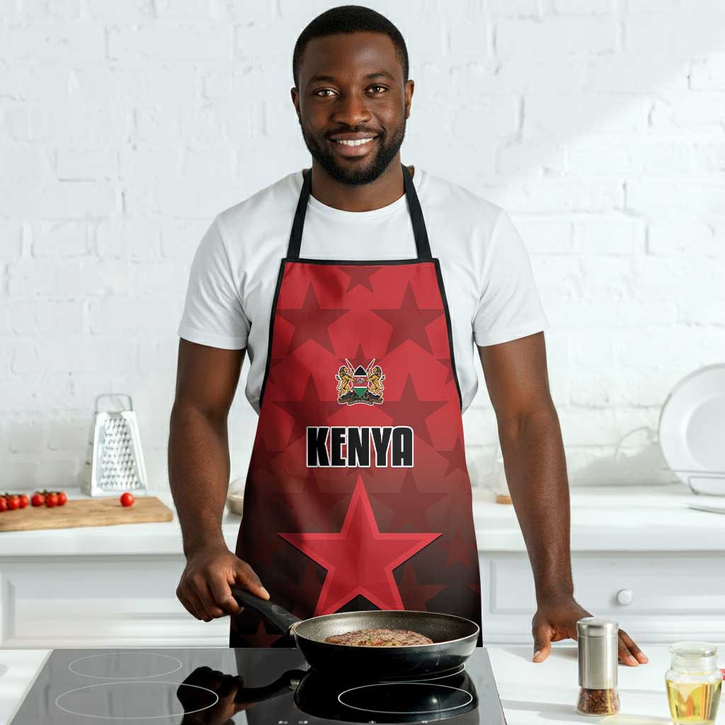 Kenya Football Apron Go Harambee Stars - Red Jersey