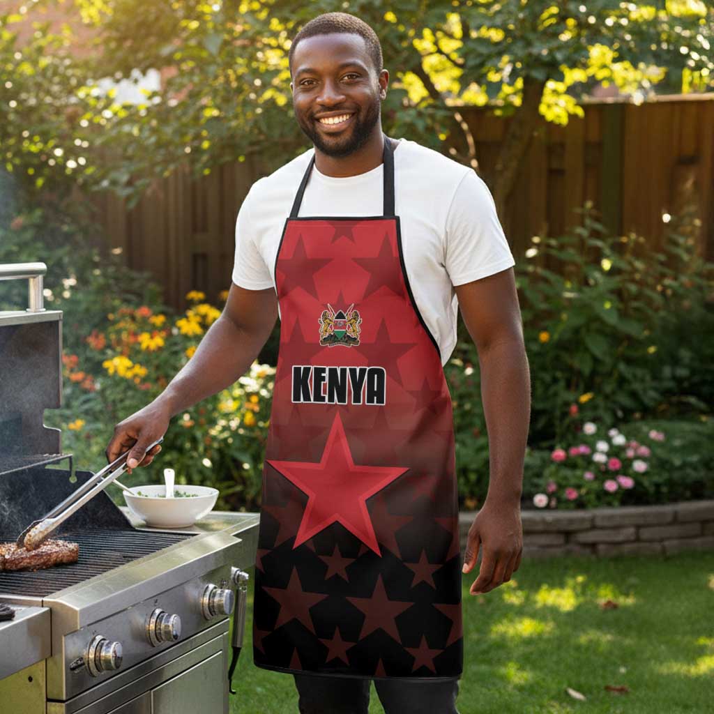 Kenya Football Apron Go Harambee Stars - Red Jersey