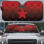 Kenya Football Auto Sun Shade Go Harambee Stars - Red Jersey