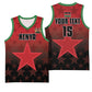 Custom Kenya Football Basketball Jersey Harambee Harambee Stars - Red Jersey LT15