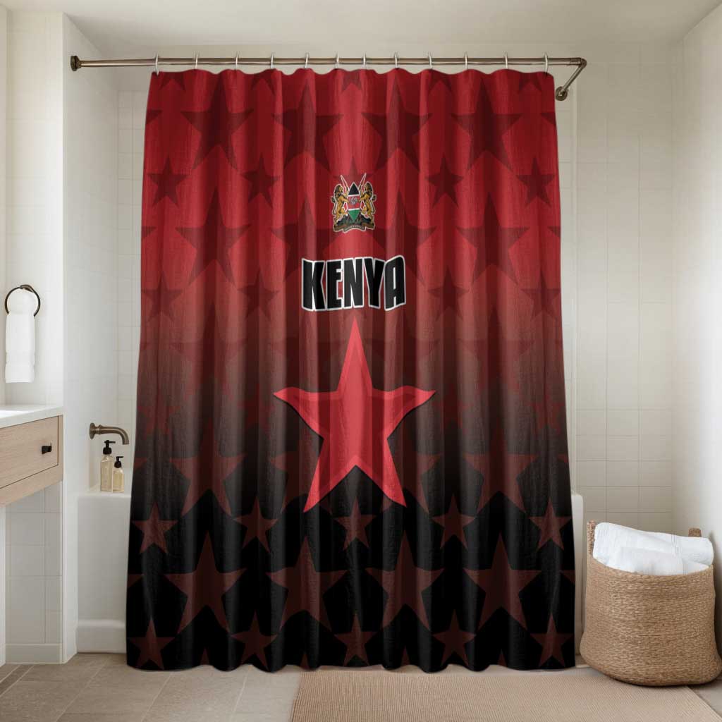 Kenya Football Bathroom Set Go Harambee Stars - Red Jersey