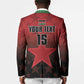 Custom Kenya Football Blazer Go Harambee Stars - Red Jersey