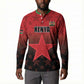 Custom Kenya Football Button Sweatshirt Go Harambee Stars - Red Jersey