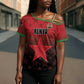 Custom Kenya Football Cross Shoulder Shirt Go Harambee Stars - Red Jersey
