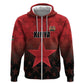 Custom Kenya Football Hoodie Harambee Harambee Stars - Red Jersey - African Pride