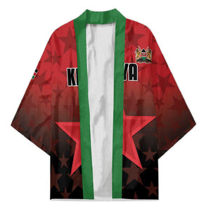 Custom Kenya Football Kimono Go Harambee Stars - Red Jersey