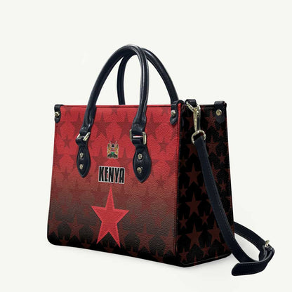 Kenya Football Leather Bag Go Harambee Stars - Red Jersey