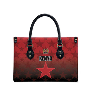 Kenya Football Leather Bag Go Harambee Stars - Red Jersey