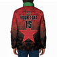 Custom Kenya Football Padded Jacket Go Harambee Stars - Red Jersey