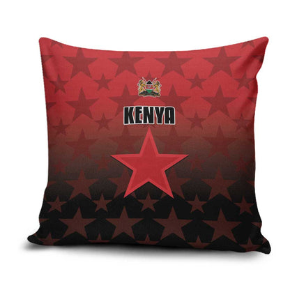 Kenya Football Pillow Cover Go Harambee Stars - Red Jersey
