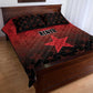 Kenya Football Quilt Bed Set Harambee Harambee Stars - Red Jersey - African Pride