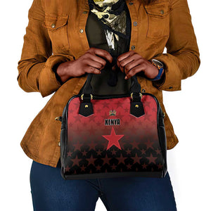Kenya Football Shoulder Handbag Harambee Harambee Stars - Red Jersey - African Pride