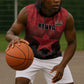 Custom Kenya Football Sleeveless Hoodie Harambee Harambee Stars - Red Jersey - African Pride