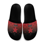 Kenya Football Slide Sandals Go Harambee Stars - Red Jersey