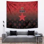 Kenya Football Tapestry Harambee Harambee Stars - Red Jersey - African Pride