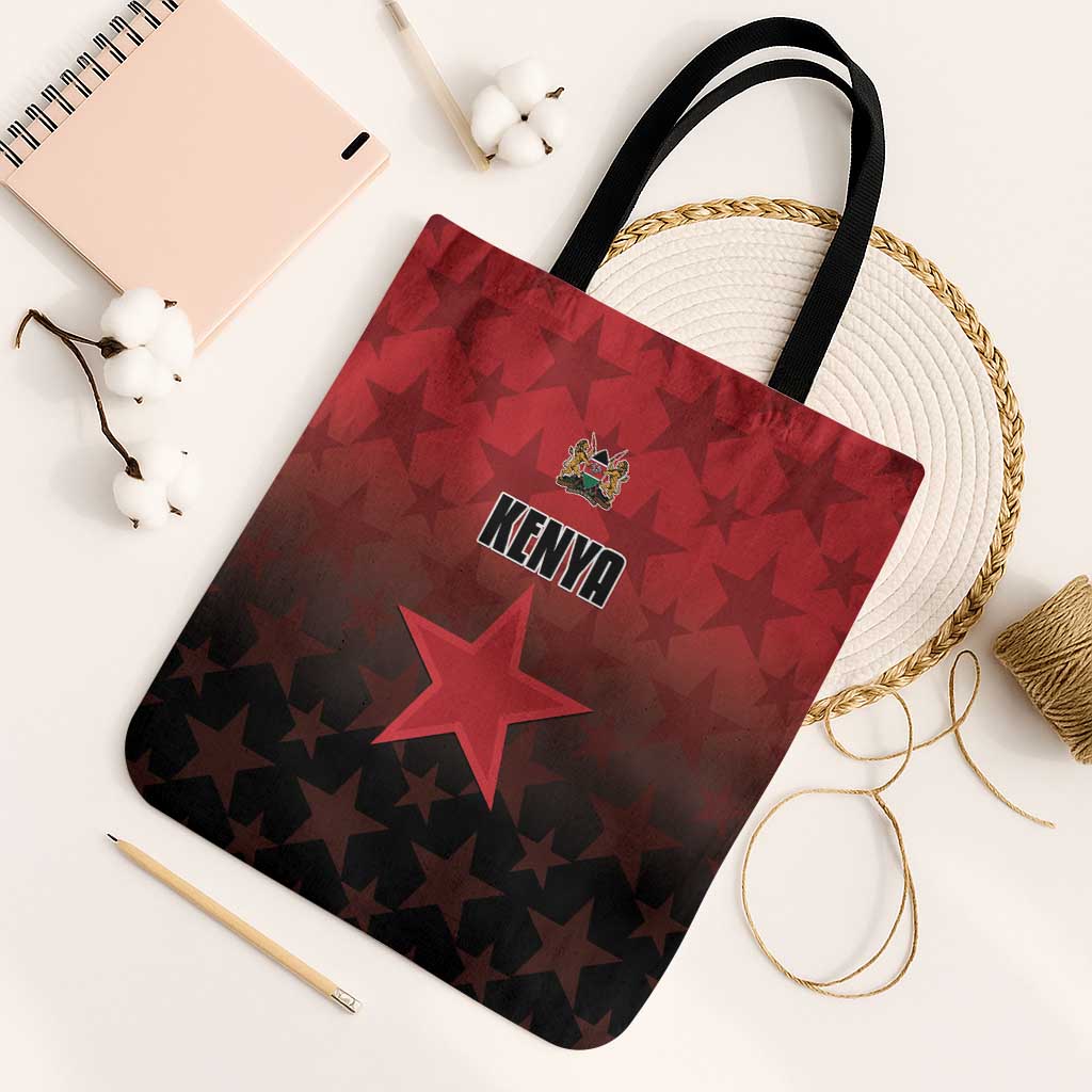 Kenya Football Tote Bag Go Harambee Stars - Red Jersey