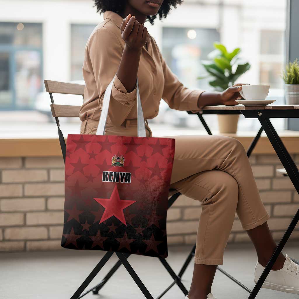 Kenya Football Tote Bag Go Harambee Stars - Red Jersey