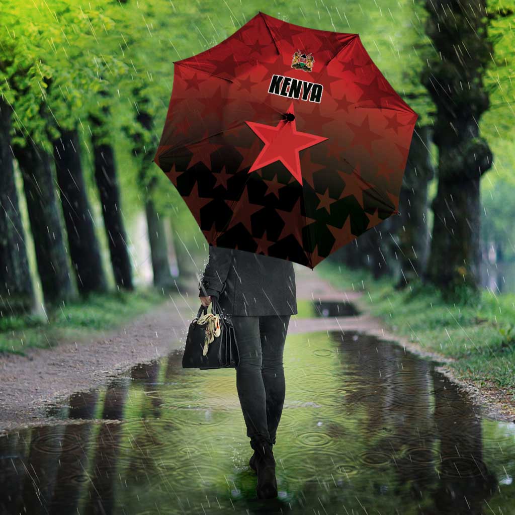 Kenya Football Umbrella Go Harambee Stars - Red Jersey