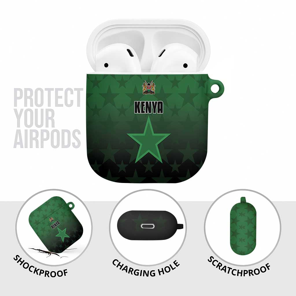 Kenya Football AirPods Case Go Harambee Stars - Green Jersey