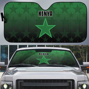 Kenya Football Auto Sun Shade Go Harambee Stars - Green Jersey