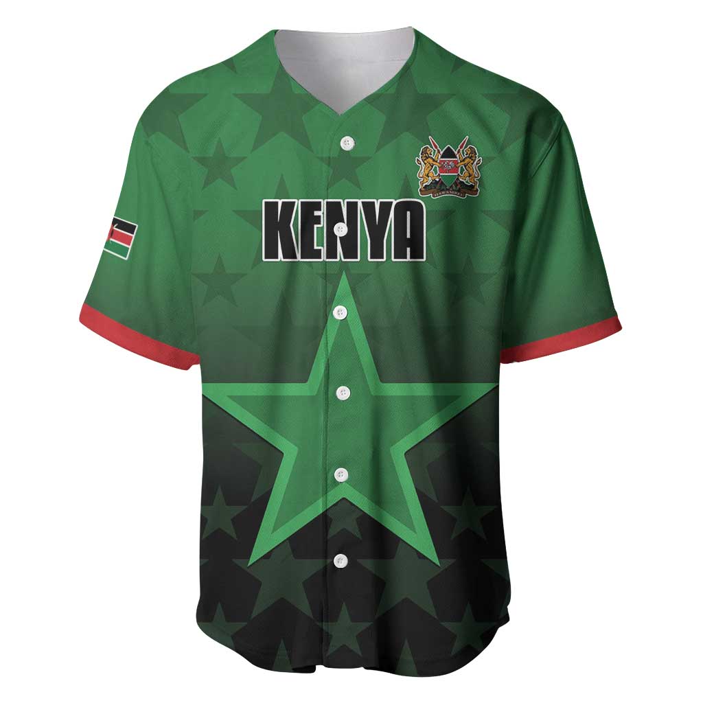 Custom Kenya Football Baseball Jersey Harambee Harambee Stars - Green Jersey - African Pride