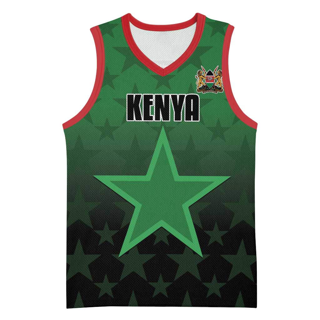 Custom Kenya Football Basketball Jersey Harambee Harambee Stars - Green Jersey LT15