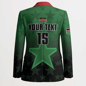 Custom Kenya Football Blazer Go Harambee Stars - Green Jersey