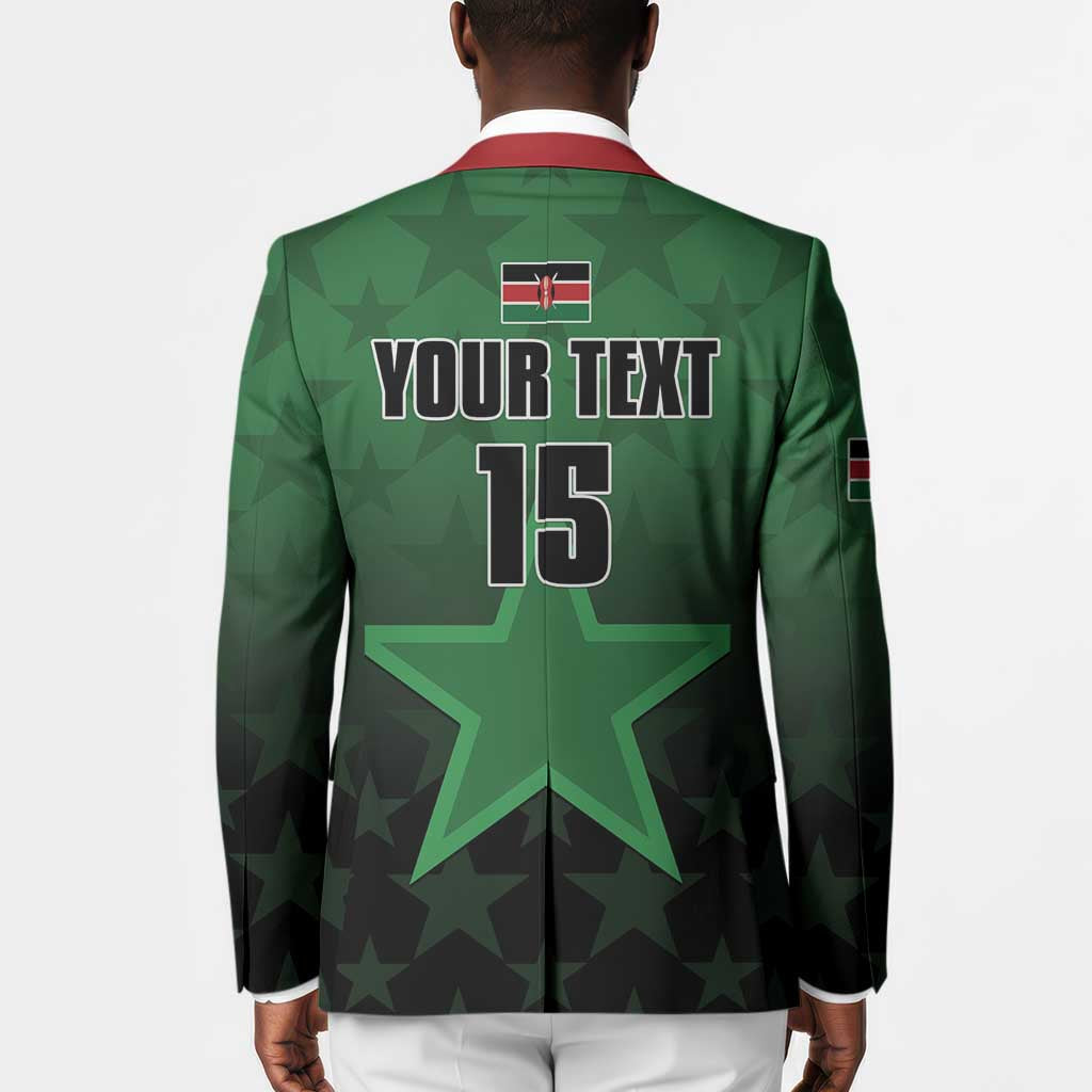 Custom Kenya Football Blazer Go Harambee Stars - Green Jersey