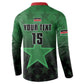 Custom Kenya Football Button Sweatshirt Go Harambee Stars - Green Jersey