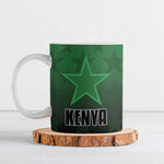 Custom Kenya Football Ceramic Mug Go Harambee Stars - Green Jersey