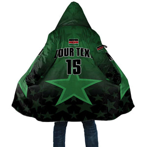 Custom Kenya Football Cloak Go Harambee Stars - Green Jersey