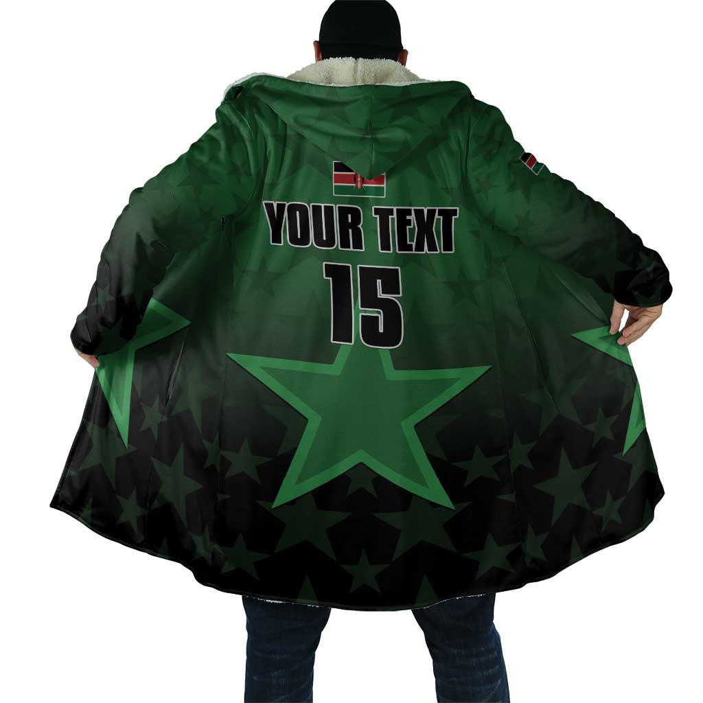 Custom Kenya Football Cloak Go Harambee Stars - Green Jersey