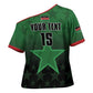 Custom Kenya Football Cross Shoulder Shirt Go Harambee Stars - Green Jersey