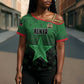 Custom Kenya Football Cross Shoulder Shirt Go Harambee Stars - Green Jersey