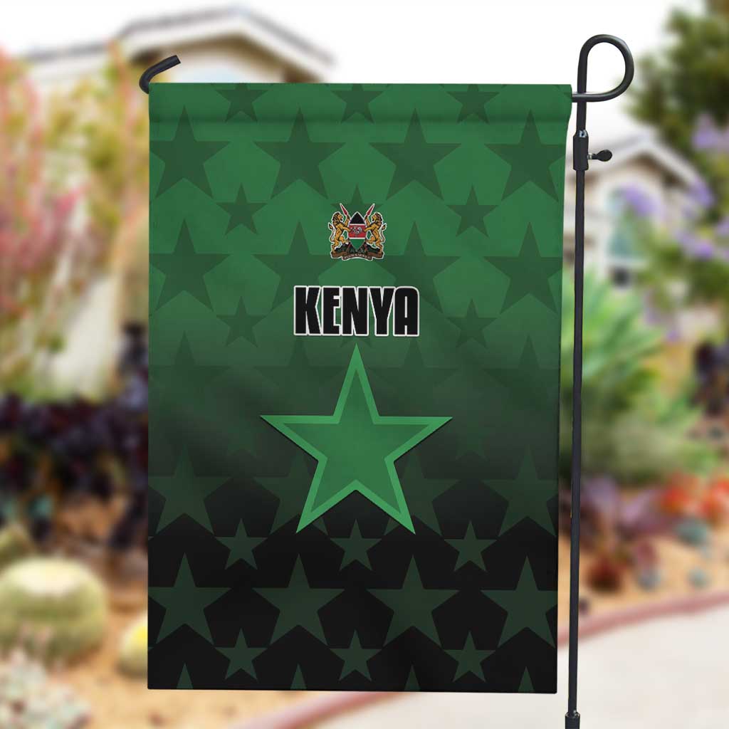 Kenya Football Garden Flag Harambee Harambee Stars - Green Jersey - African Pride